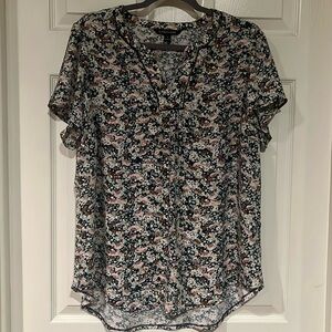 Flowered 41 Hawthorn Blouse